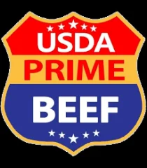 USDA Prime certified beef seal